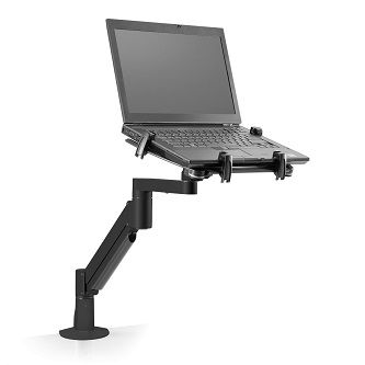 HAT Design Works Laptop Arm with Clamp Mount, BLACK
